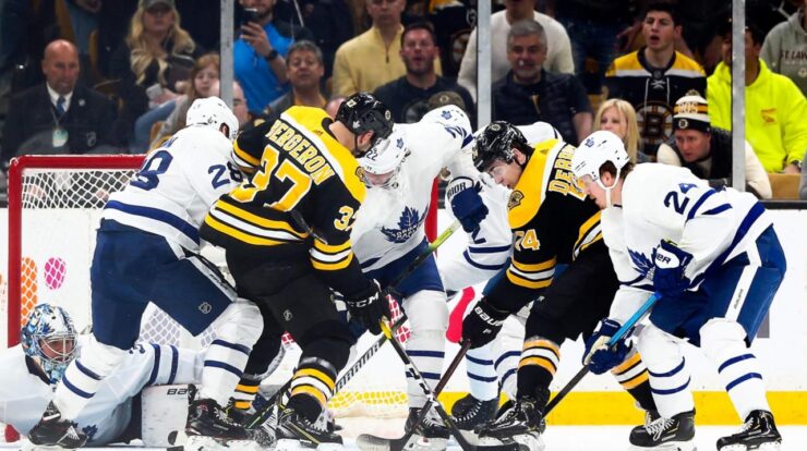 Bruins vs maple leafs